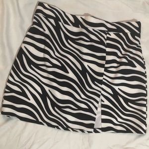 Zebra skirt